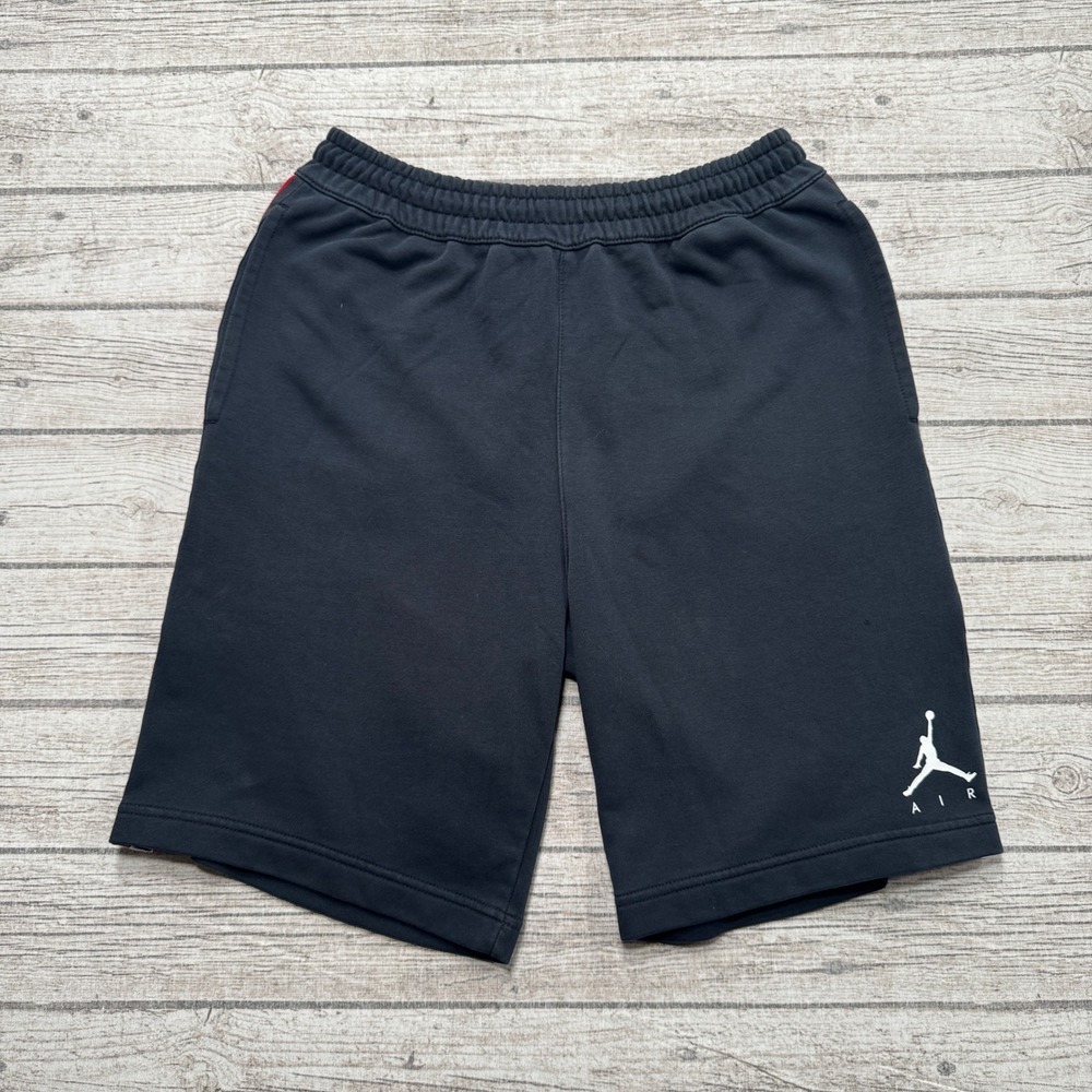 Air Jordan Shorts Men's Medium Black Standard Fit Basketball Athletic Sportswear
